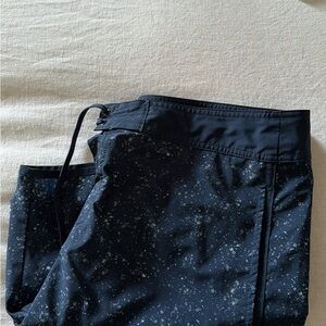 Navy Speckled Swim Trunks